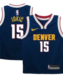 Nikola Jokic Denver Nuggets Nike Preschool Moderne Dri FIT Swingman Player Jersey Icon Edition Navy