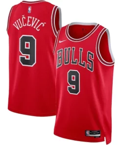 Nikola Vucevic Chicago Bulls Nike Haut de gamme Unisex Swingman Jersey Icon Edition Red