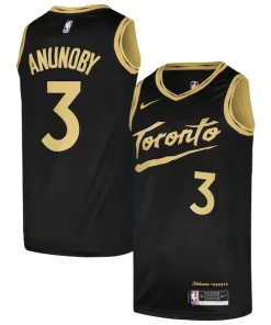 OG Anunoby Toronto Tendance Raptors Nike Swingman Player Jersey City Edition Black