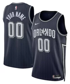Orlando Magic Nike Unisex 2023/24 Gracieux Custom Swingman Jersey Navy City Edition