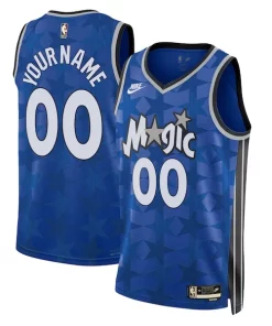 Orlando Magic Nike Unisex 2023/24 Swingman Custom JerseyClassic Edition Blue Premium