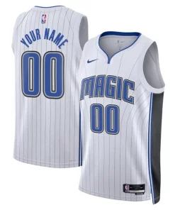 Orlando Magic Nike Unisex Swingman Custom Jersey White Association Edition Gracieux