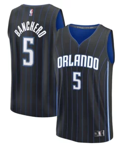 Paolo Banchero Orlando Magic Fast Break Replica Player Captivant Jersey Icon Edition Black