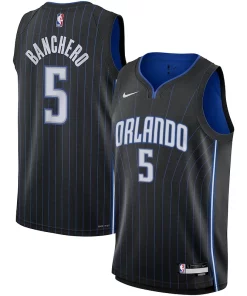 Paolo Banchero Orlando Magic Nike Youth Swingman Jersey Icon Edition Black Incontournable