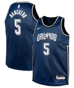 Paolo Banchero Orlando Magic Nike Youth Swingman Replica Jersey Unique City Edition Navy