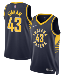 Pascal Siakam Indiana Charming Pacers Nike Unisex Swingman Jersey Icon Edition Navy