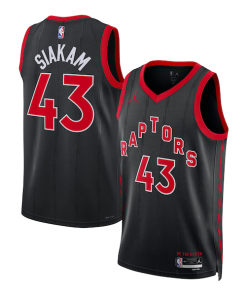 Pascal Siakam Toronto Exquisite Raptors Jordan Brand Unisex Swingman Jersey Statement Edition Black