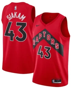 Pascal Siakam Toronto Raptors Nike 2020/21 Icon Swingman Exceptionnel Jersey Red