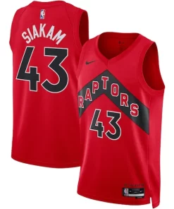 Pascal Siakam Toronto Raptors Nike Unisex Swingman Jersey Icon Edition Tendance Red