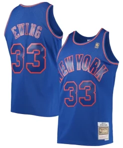 Patrick Ewing New York Knicks 1996/97 Exquisite Hardwood Classics Swingman Jersey Blue