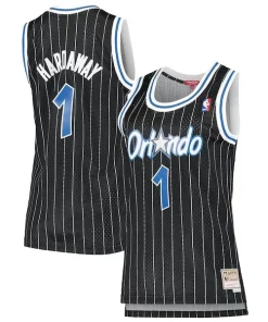 Penny Hardaway Magnifique Orlando Magic Women's 1994/95 Hardwood Classics Swingman Jersey Black