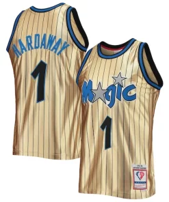 Penny Hardaway Orlando Magic 75th Anniversary 1993/94 Hardwood Classics Swingman Jersey Admirable Gold