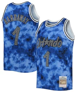 Penny Hardaway Orlando Magic Exceptionnel 1994/95 Galaxy Swingman Jersey Blue