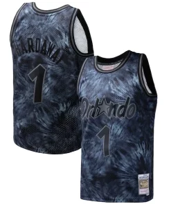 Penny Hardaway Orlando Magic Hardwood Classics 1984/85 Tie Dye Swingman Jersey Black Vibrant