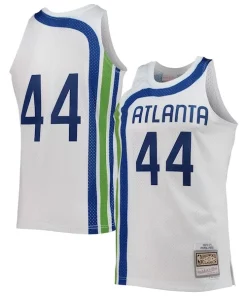 Pete Maravich Atlanta Hawks 1970/71 Hardwood Classics Swingman Jersey White Classique