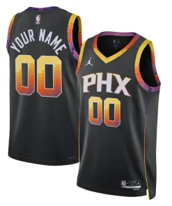 Phoenix Suns Jordan Brand Unisex 2022/23 Swingman Custom Jersey Statement Charming Edition Black