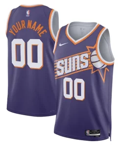 Phoenix Suns Nike Unisex Swingman Custom Jersey Purple Icon Exclusif Edition
