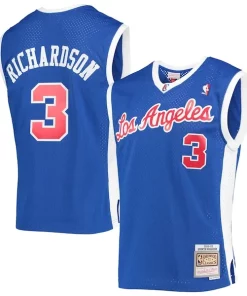 Quentin Richardson LA Clippers 2001/02 Hardwood Classics Swingman Jersey Royal Gracieux