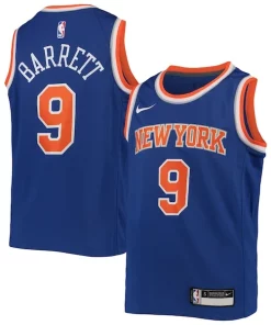 RJ Barrett New York Knicks Nike Youth Swingman Jersey Icon Edition Royal Haut de gamme
