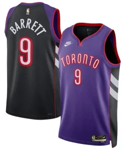 RJ Barrett Toronto Raptors Nike Unisex 2024/25 Swingman Superbe Jersey Purple Classic Edition
