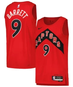 RJ Barrett Toronto Raptors Nike Unisex Unique Swingman Player Jersey Icon Edition Red