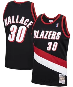 Rasheed Wallace Portland Trail Blazers 1999/00 Vibrant Hardwood Classics Swingman Jersey Black