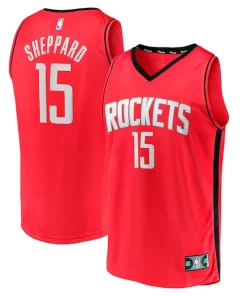 Reed Sheppard Luxueux Houston Rockets Youth 2024 NBA Draft Fast Break Player Jersey Icon Edition Red