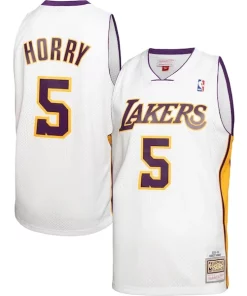 Robert Horry Los Angeles Charming Lakers 2001/02 Hardwood Classics Swingman Jersey White
