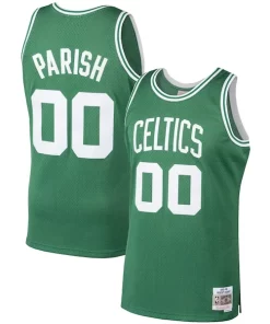 Robert Parish Boston Celtics 1985/86 Hardwood Classics Swingman Jersey Stylish Kelly Green