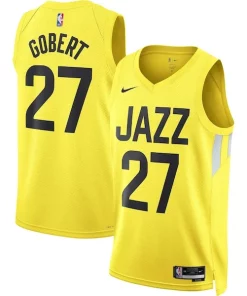 Rudy Gobert Splendide Utah Jazz Nike Unisex Swingman Jersey Icon Edition Gold
