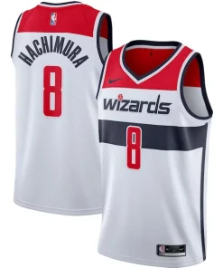 Rui Hachimura Washington Wizards Nike 2020/21 Swingman Jersey White Association Edition Personalisable