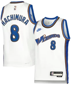 Rui Hachimura Washington Wizards Superbe Nike Youth 2022/23 Swingman Jersey White Classic Edition