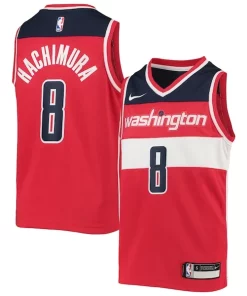 Rui Premium Hachimura Washington Wizards Nike Youth Team Swingman Jersey Red