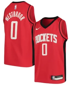 Russell Westbrook Houston Rockets Nike Youth Swingman Jersey Éclatant Icon Edition Red