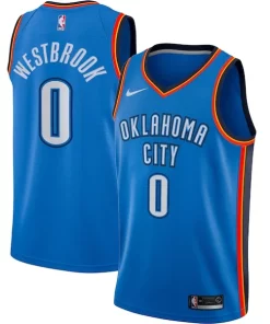 Russell Westbrook Oklahoma City Thunder Nike Swingman Player Jersey Icon Edition Admirable Blue