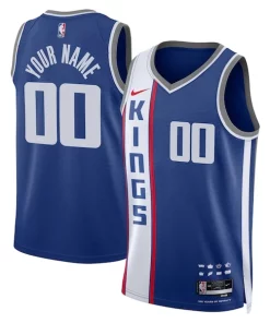Sacramento Kings Nike Unisex 2023/24 Custom Swingman Confortable Jersey Blue City Edition