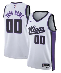 Sacramento Kings Nike Unisex Uniques Swingman Custom Jersey Association Edition White
