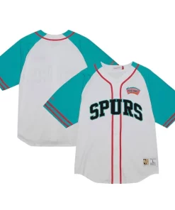 San Antonio Spurs Practice Day Baseball Exceptionnel Jersey White