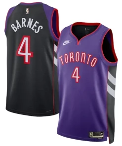 Scottie Barnes Toronto Raptors Nike Unisex 2024/25 Swingman Jersey Purple Classic Edition Personalisable