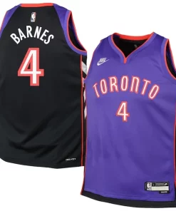Scottie Barnes Toronto Raptors Nike Youth 2024/25 Swingman Collectible Jersey Purple Classic Edition