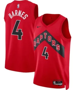 Scottie Barnes Toronto Raptors Notable Nike Unisex Swingman Jersey Icon Edition Red