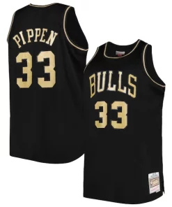 Scottie Élégant Pippen Chicago Bulls Big & Tall Hardwood Classics 1997/98 Swingman Jersey Black