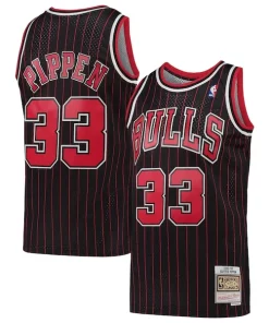 Scottie Pippen Captivant Chicago Bulls Hardwood Classics Swingman Jersey Black