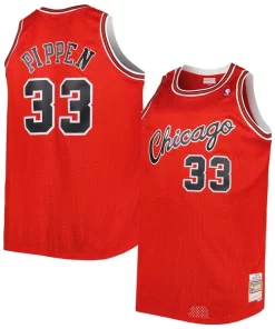 Scottie Pippen Chicago Bulls Big & Tall Hardwood Classics 2003/04 Swingman Distingué Jersey Red