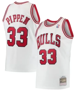 Scottie Pippen Chicago Bulls Hardwood Classics Swingman Authentique Jersey White/Black