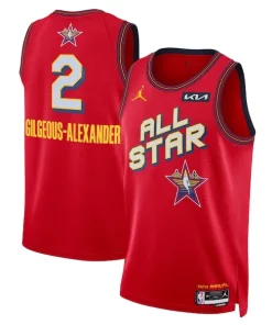 Shai Gilgeous Alexander Nike Prime Unisex 2025 NBA All Star Game Swingman Player Jersey Red