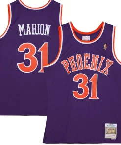Shawn Marion Phoenix Suns 2001/02 Hardwood Classics Swingman Jersey Purple Distingué