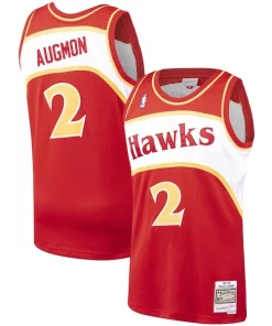 Stacey Augmon Atlanta Hawks 1991/92 Hardwood Classics Swingman Distingué Jersey Red