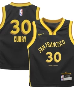 Stephen Admirable Curry Golden State Warriors Nike Toddler Swingman Replica Jersey City Edition Black