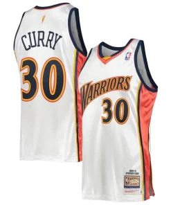 Stephen Curry Golden State Warriors 2009/10 Tendance Hardwood Classics Authentic Jersey White